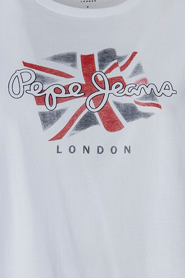 Pepe Jeans London Tricou de bumbac cu imprimeu - Pled.ro