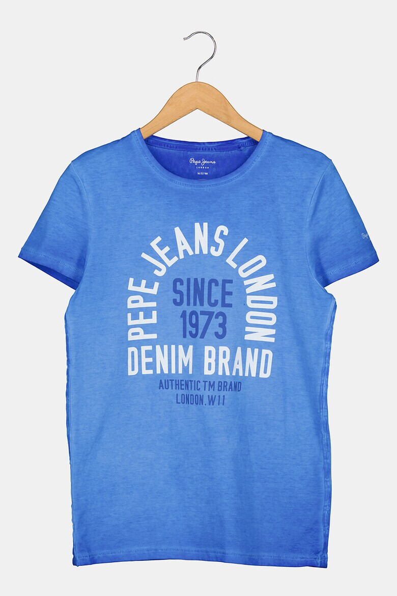 Pepe Jeans London Tricou de bumbac cu imprimeu logo - Pled.ro