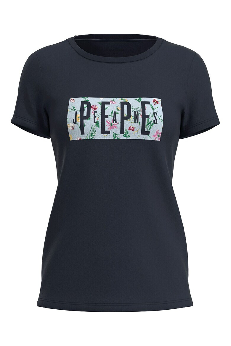 Pepe Jeans London Tricou de bumbac cu imprimeu logo Patsy - Pled.ro