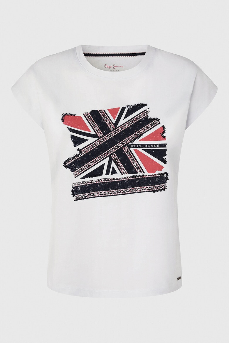 Pepe Jeans London Tricou de bumbac cu logo - Pled.ro