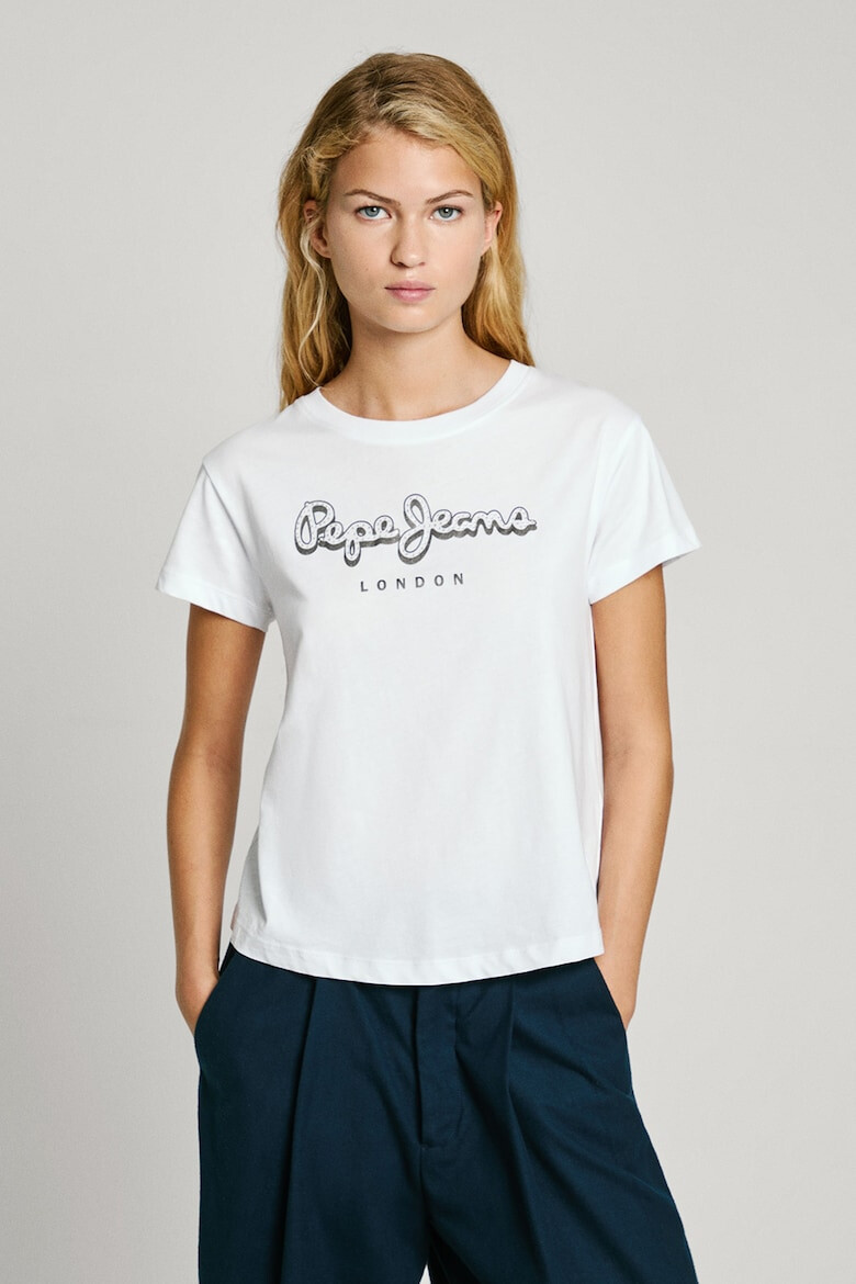 Pepe Jeans London Tricou de bumbac cu logo - Pled.ro