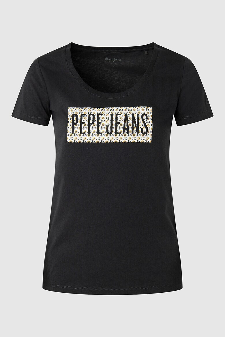 Pepe Jeans London Tricou de bumbac cu logo - Pled.ro