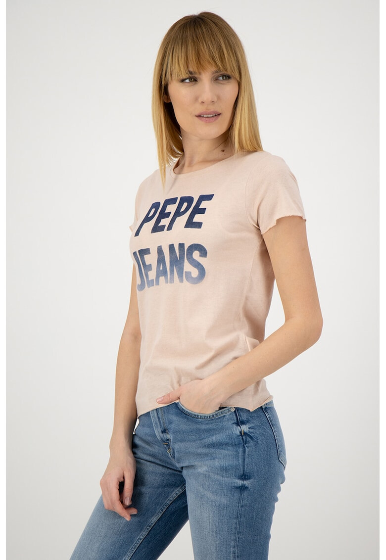 Pepe Jeans London Tricou din amestec de in Cat - Pled.ro