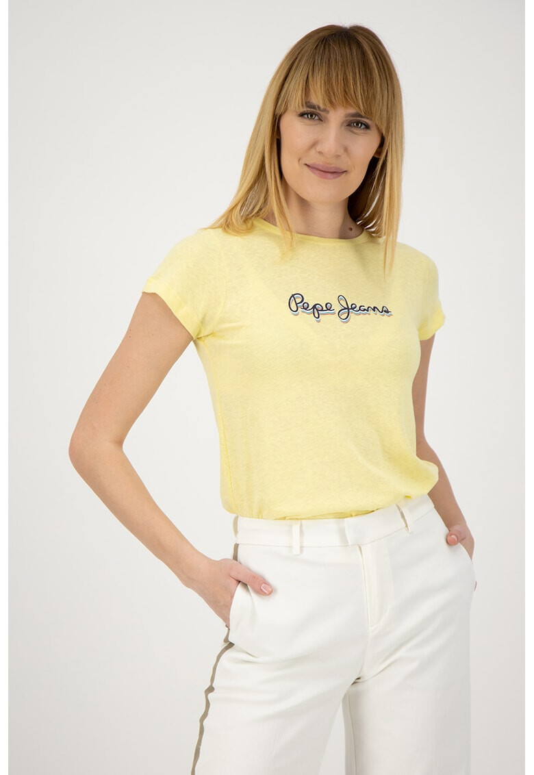 Pepe Jeans London Tricou din amestec de in Daisy - Pled.ro