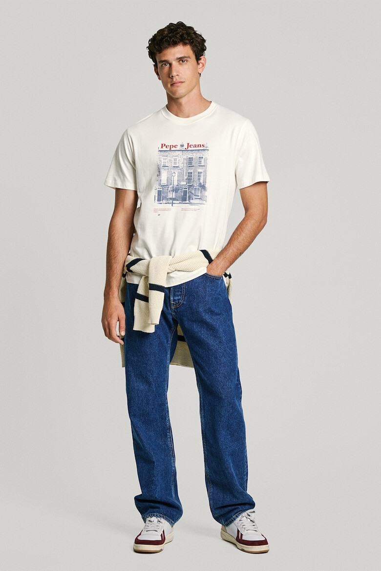 Pepe Jeans London Tricou din bumbac cu imprimeu foto - Pled.ro