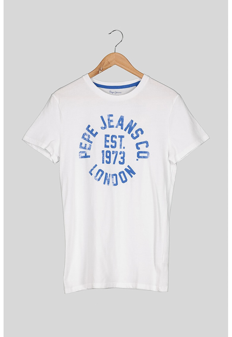 Pepe Jeans London Tricou din bumbac cu imprimeu logo - Pled.ro