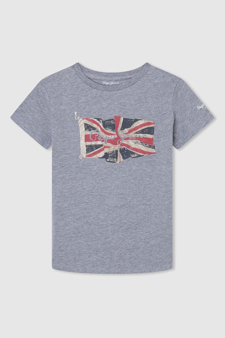 Pepe Jeans London Tricou din bumbac cu imprimeu logo - Pled.ro