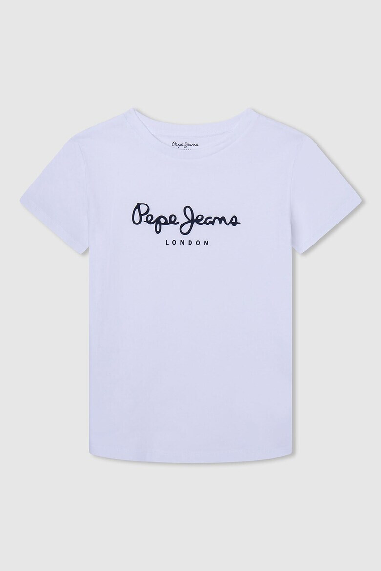 Pepe Jeans London Tricou din bumbac cu imprimeu logo - Pled.ro