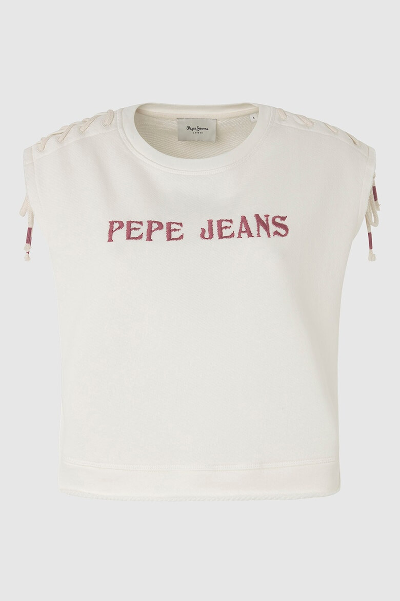 Pepe Jeans London Tricou lejer cu logo in relief - Pled.ro