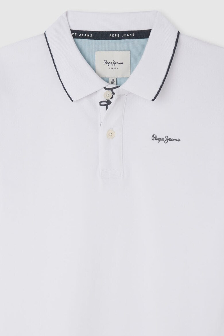 Pepe Jeans London Tricou polo cu logo discret - Pled.ro