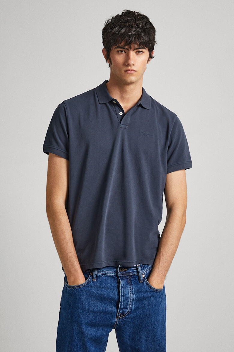 Pepe Jeans London Tricou polo de bumbac cu aspect pique - Pled.ro