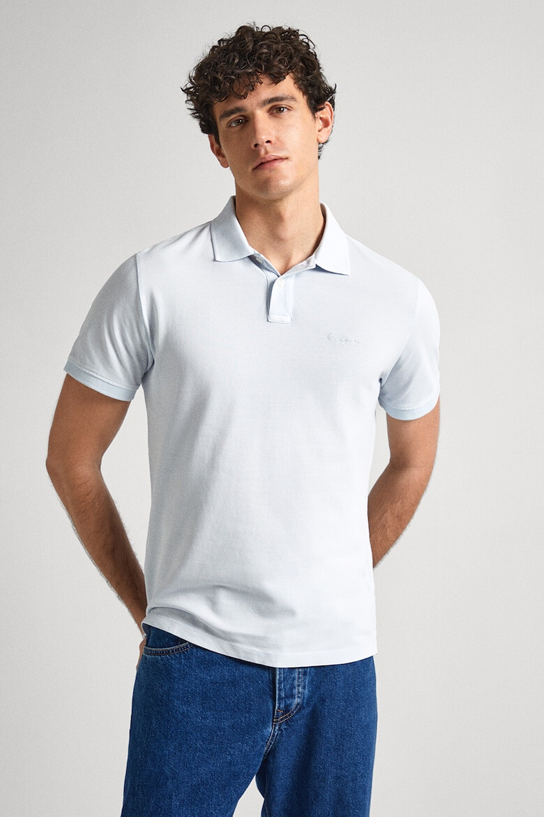 Pepe Jeans London Tricou polo de bumbac cu aspect pique - Pled.ro