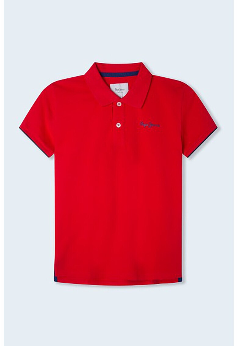 Pepe Jeans London Tricou polo de bumbac cu logo - Pled.ro