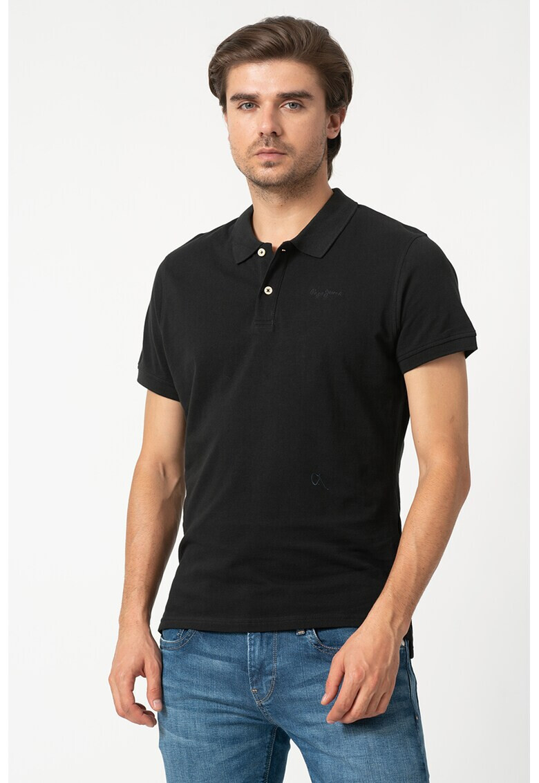 Pepe Jeans London Tricou polo de bumbac Vincent - Pled.ro