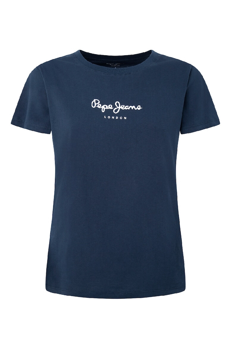 Pepe Jeans London Tricou regular fit cu decolteu rotund si logo - Pled.ro