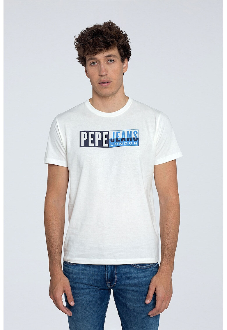 Pepe Jeans London Tricou regular fit cu imprimeu logo - Pled.ro