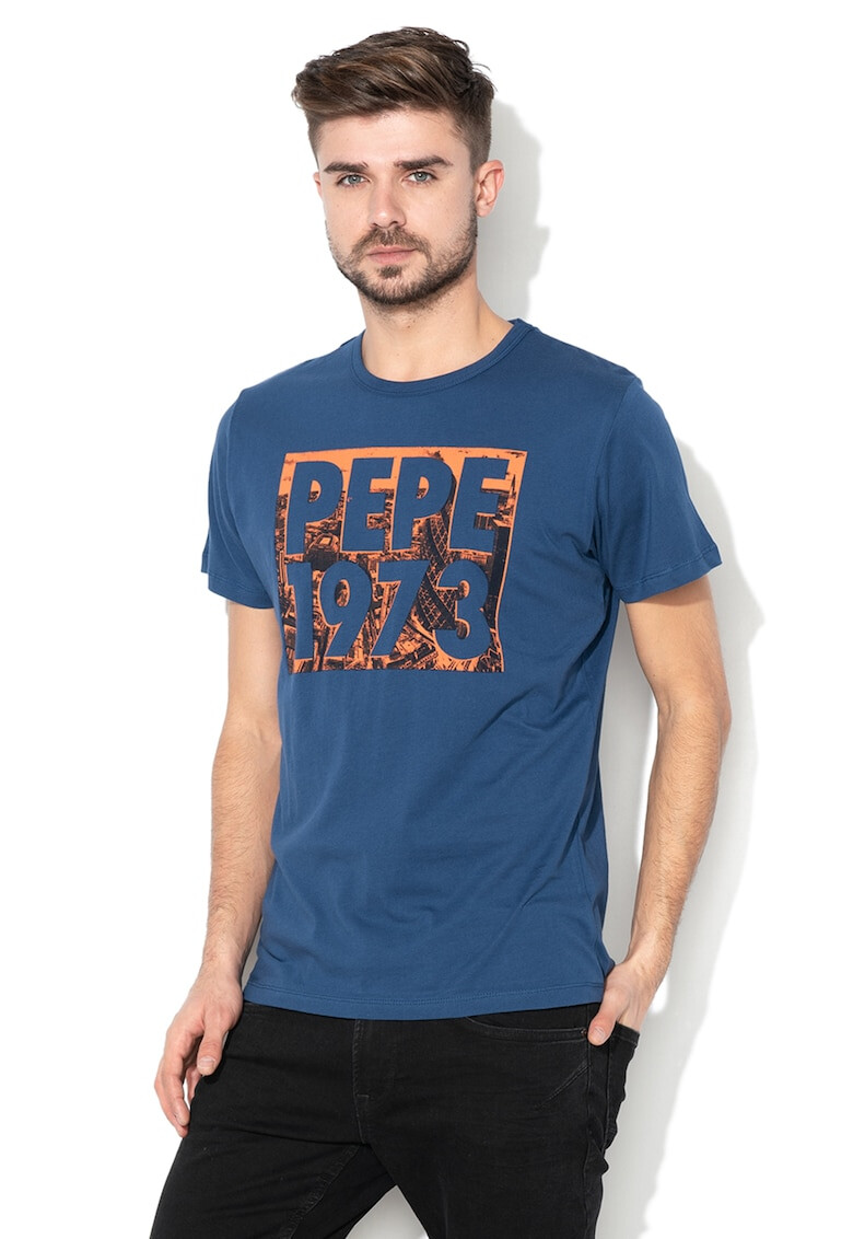 Pepe Jeans London Tricou regular fit cu imprimeu logo Groot - Pled.ro