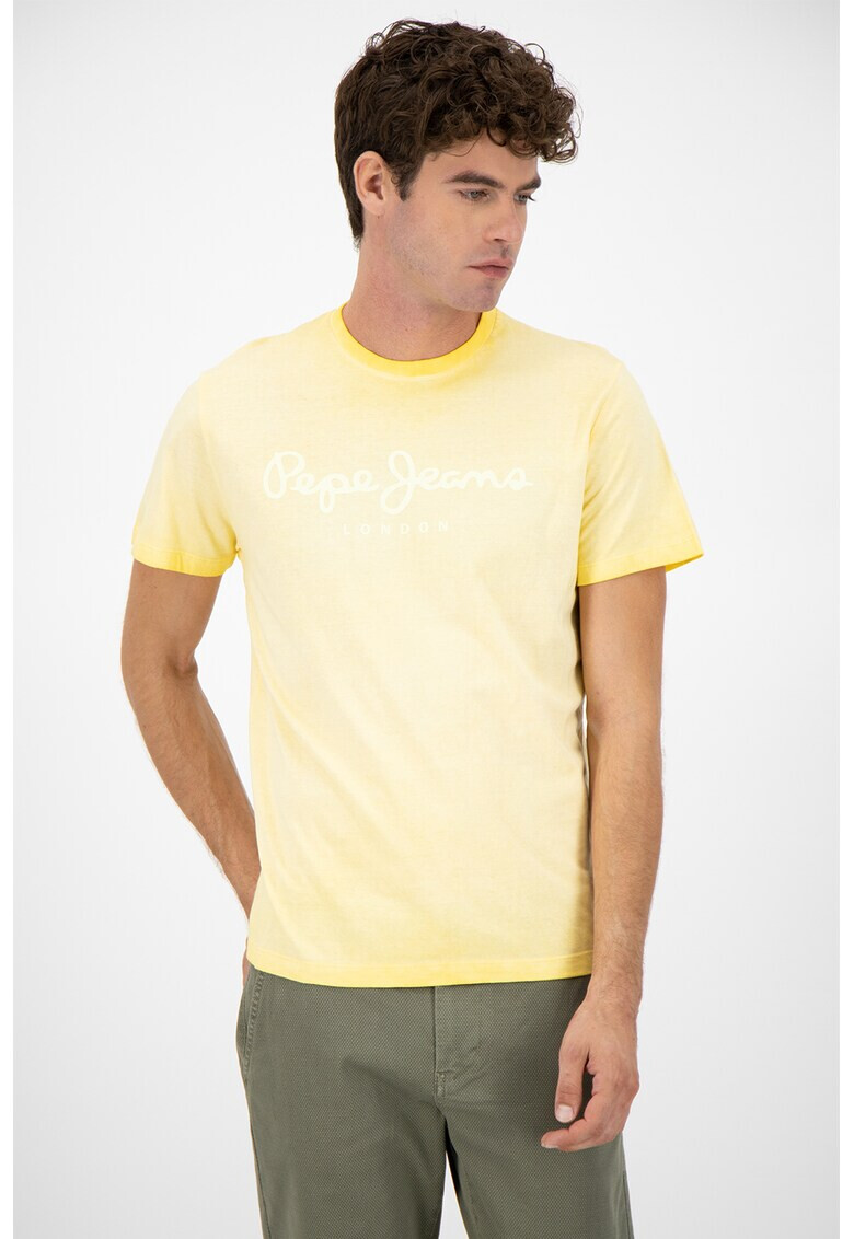 Pepe Jeans London Tricou cu imprimeu logo West Sir - Pled.ro