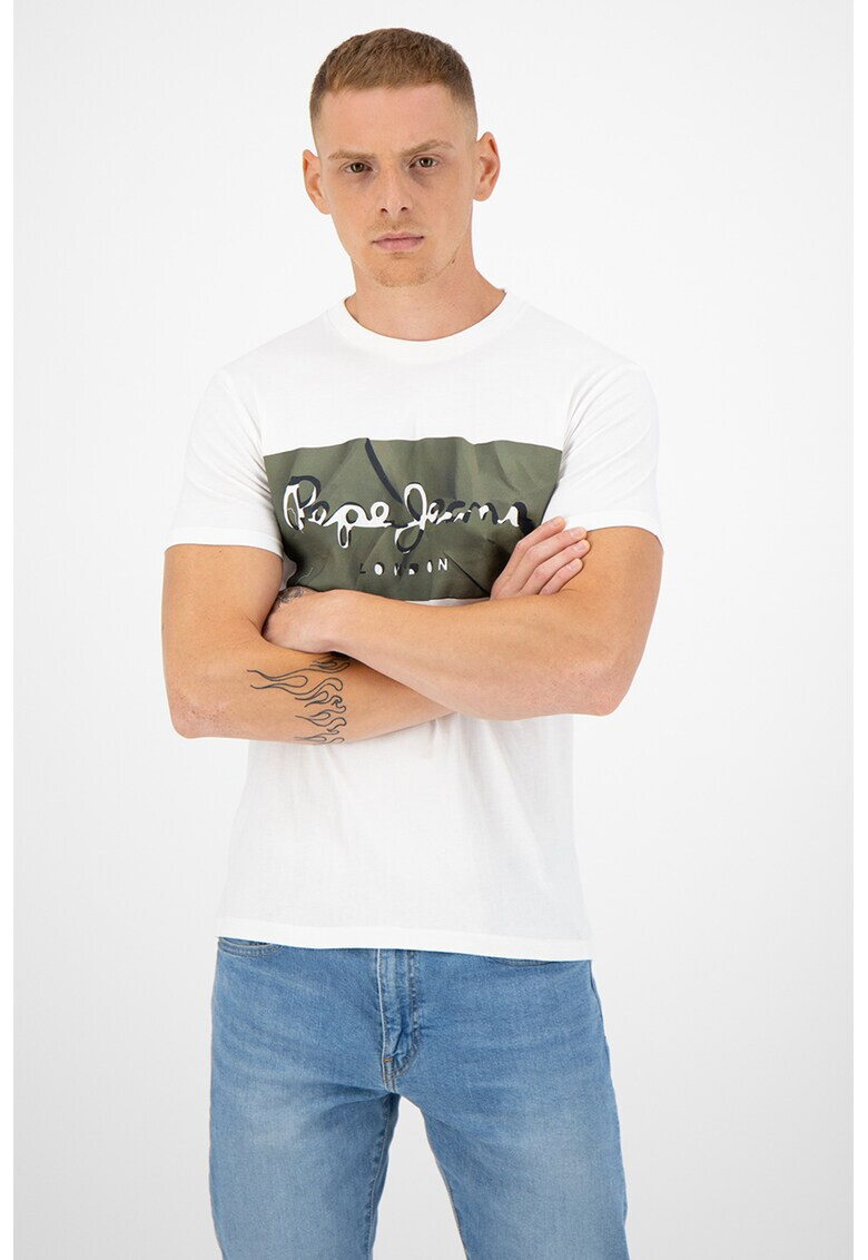 Pepe Jeans London Tricou slim fit cu imprimeu grafic - Pled.ro