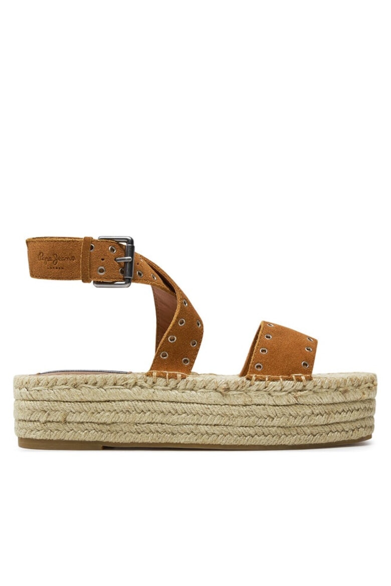 Pepe Jeans Sandale dama 303737702 Piele intoarsa Maro - Pled.ro