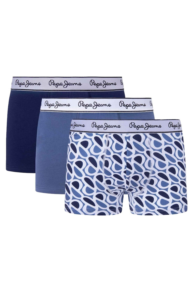 Pepe Jeans Set de boxeri cu imprimeu -3 perechi - Pled.ro