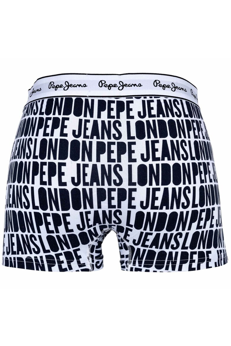 Pepe Jeans Set de boxeri cubanda logo in talie - 3 perechi - Pled.ro