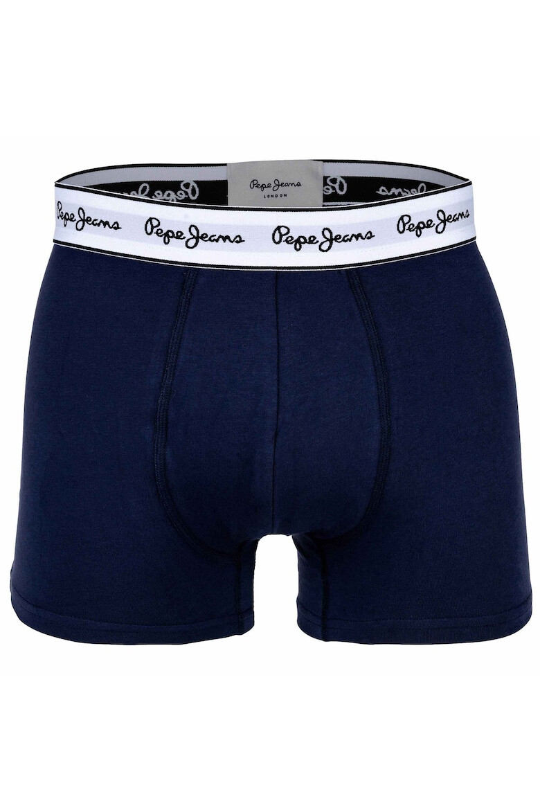 Pepe Jeans Set de boxeri cubanda logo in talie - 3 perechi - Pled.ro