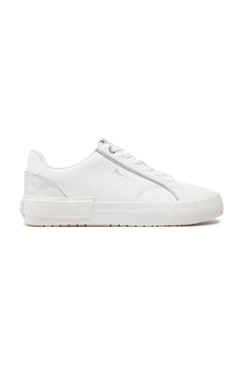 Pepe Jeans Sneakers PLS31580 Alb Piele ecologica - Pled.ro