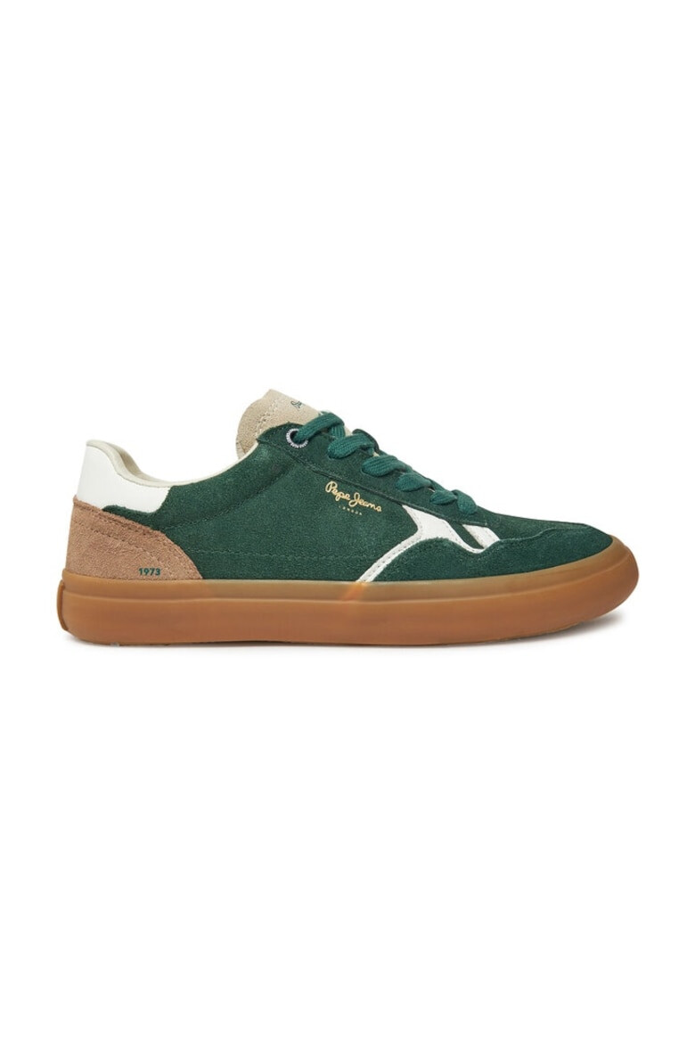 Pepe Jeans Sneakers PMS31058 Verde Piele naturala - Pled.ro