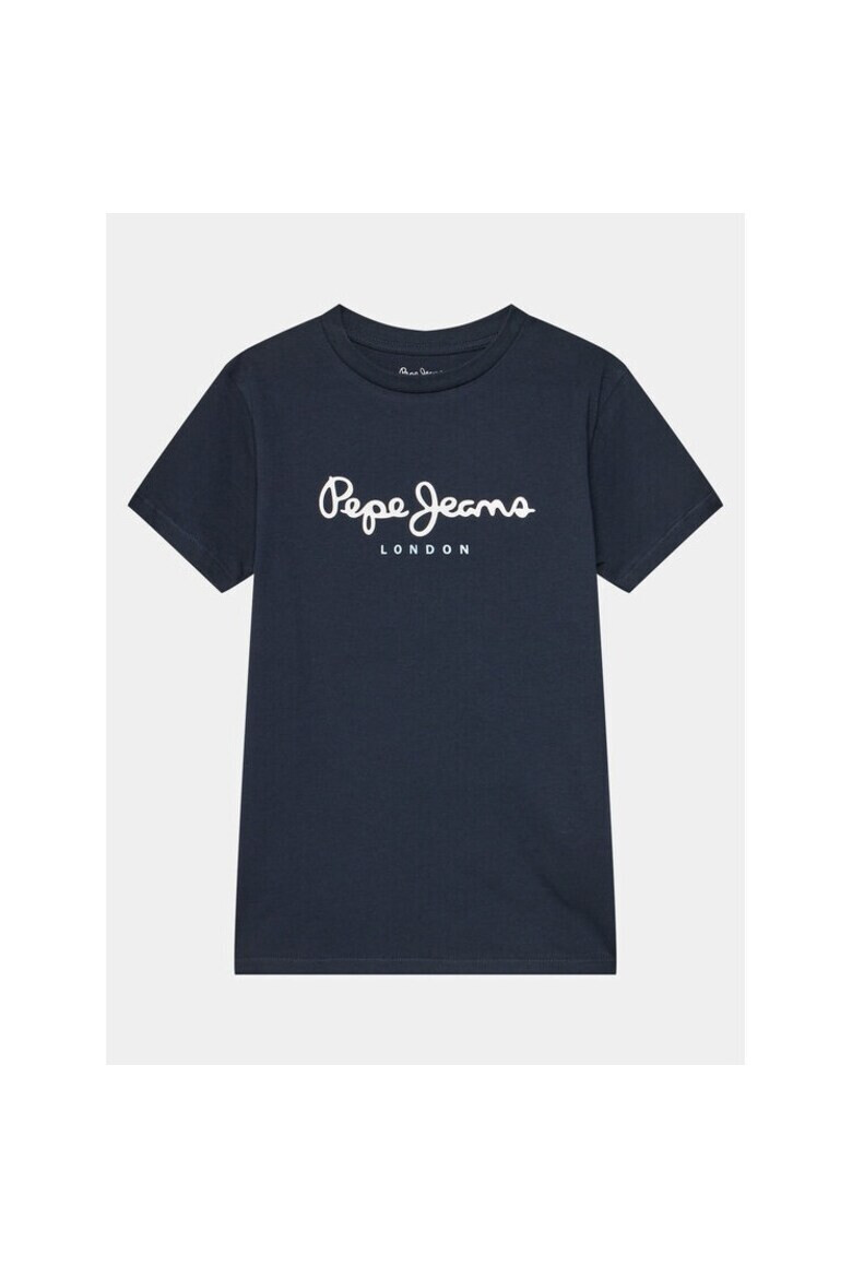 Pepe Jeans Tricou copii 383978 Bleumarin Bumbac - Pled.ro