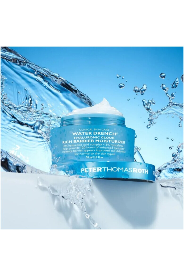 Peter Thomas Roth Crema de fata Water Drench® Hyaluronic Cloud Rich Barrier Moisturizer 50 ml - Pled.ro