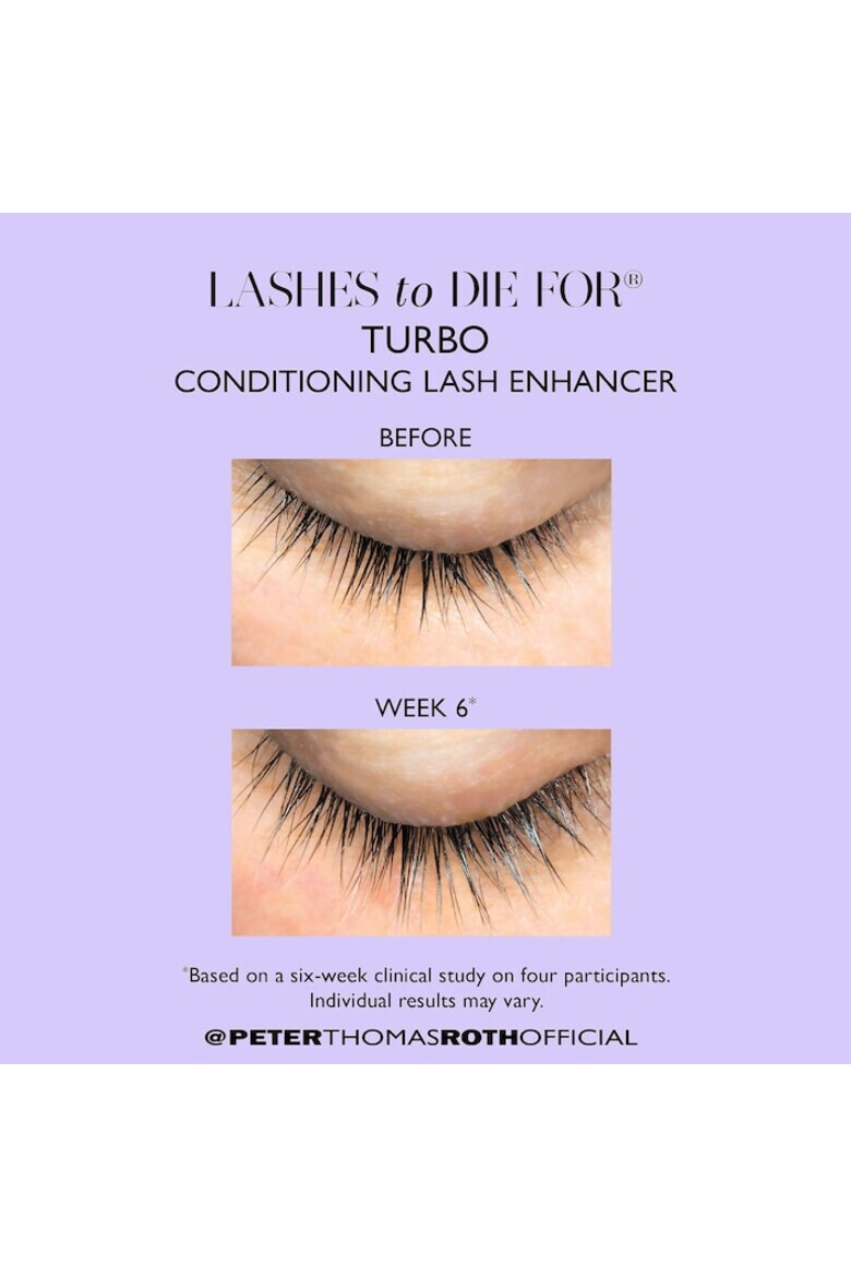 Peter Thomas Roth Tratament puternic de intarire a genelor Lashes To Die For Turbo Conditioning Lash Enhancer 4.7 Ml - Pled.ro