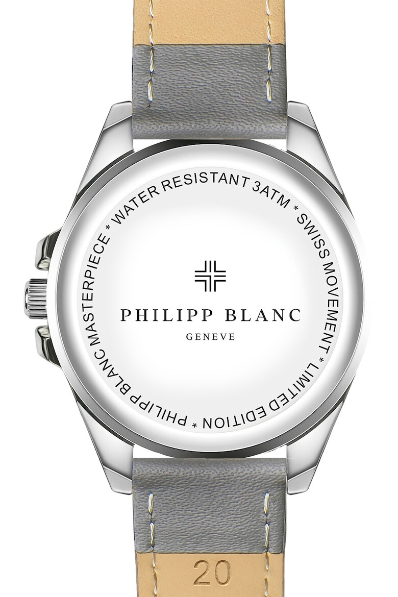 Philipp Blanc Ceas quartz cu o curea de piele - Pled.ro