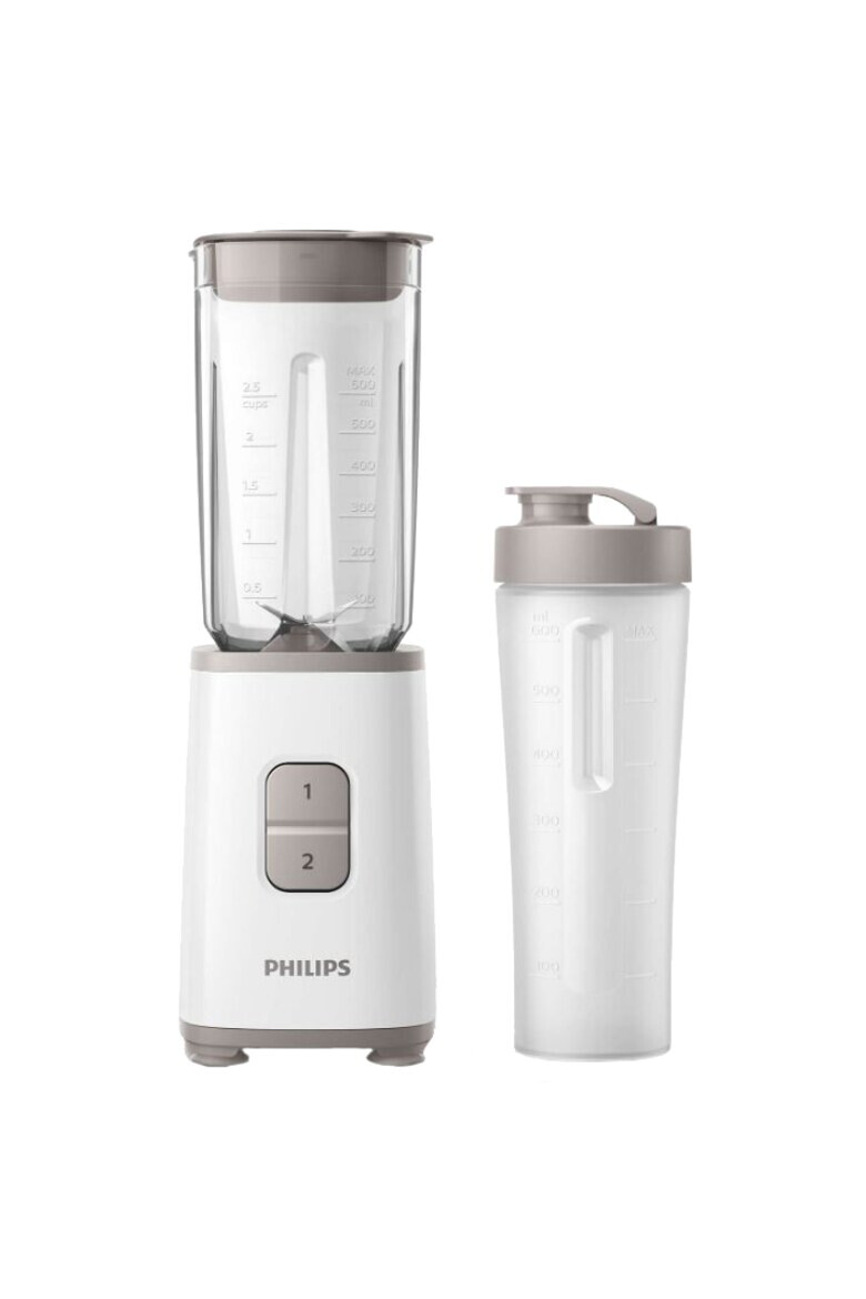 Philips Blender Daily Collection Mini HR2602/00 350 W recipient 1 L 2 viteze Alb - Pled.ro