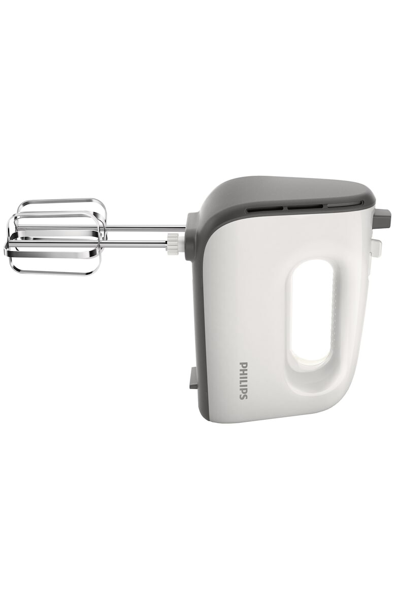 Philips Mixer de mana Viva Collection HR3740/00 450 W 5 viteze Functie TurboTel dublu palete de framantare Alb/Gri - Pled.ro