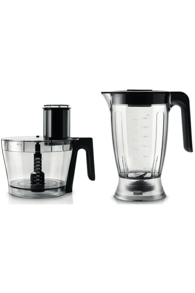 Philips Robot de bucatarie Avance Collection HR7776/90 1300W bol 2.4 l blender 1.5 l 12 viteze + Pulse negru - Pled.ro