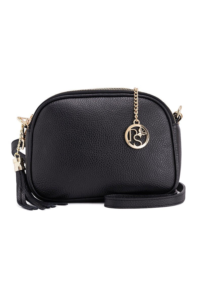 Pia Sassi Geanta crossbody din piele cu canafi Pebbled - Pled.ro