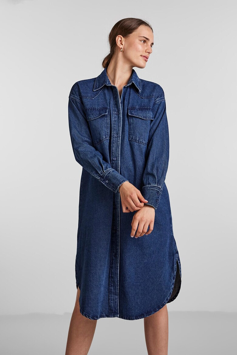 Pieces Rochie-camasa lejera din denim - Pled.ro