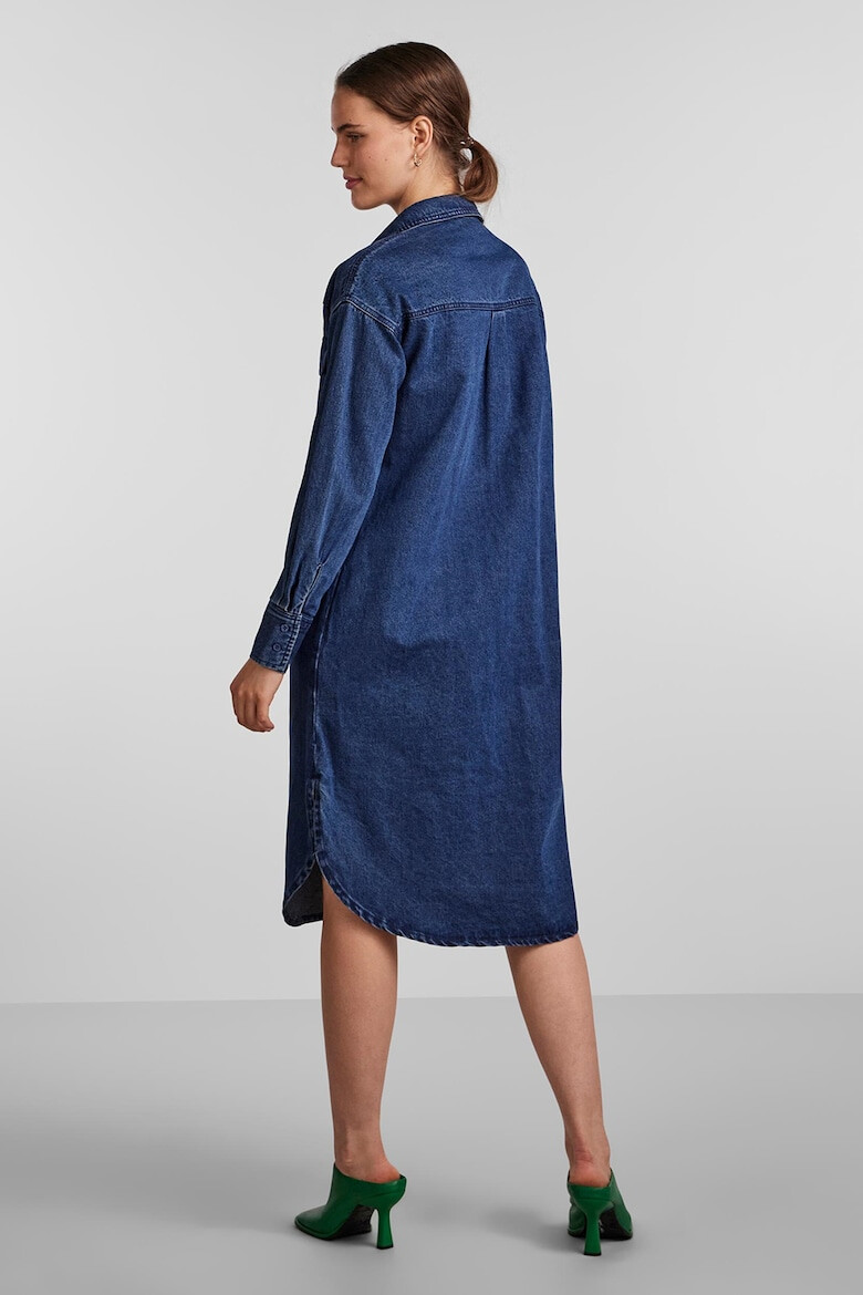 Pieces Rochie-camasa lejera din denim - Pled.ro