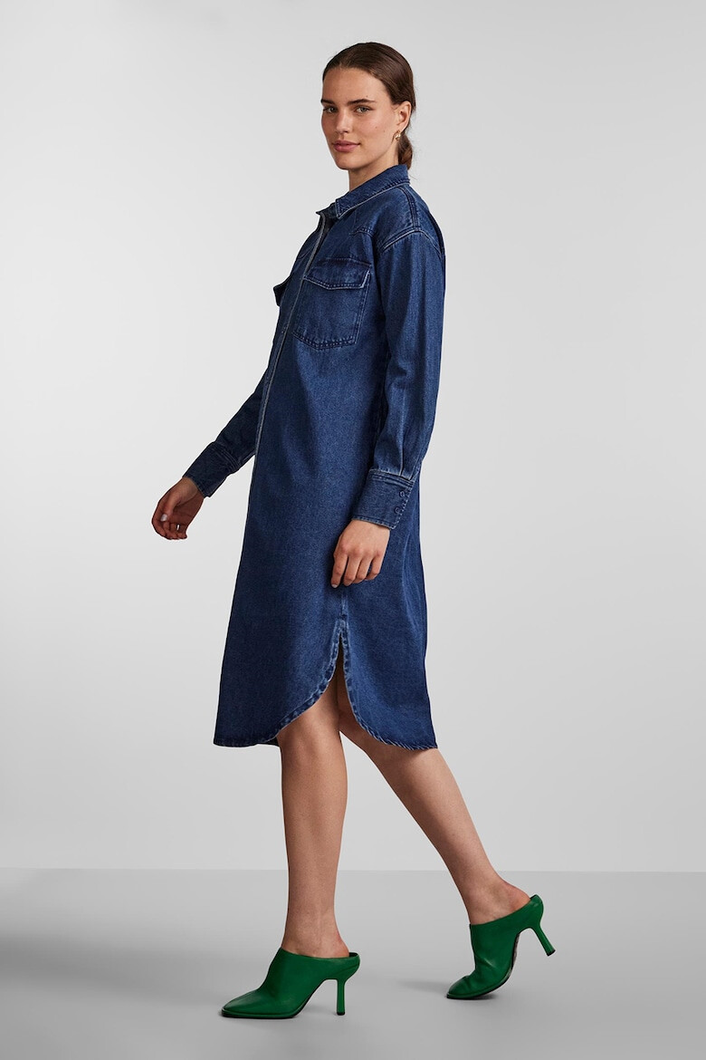 Pieces Rochie-camasa lejera din denim - Pled.ro