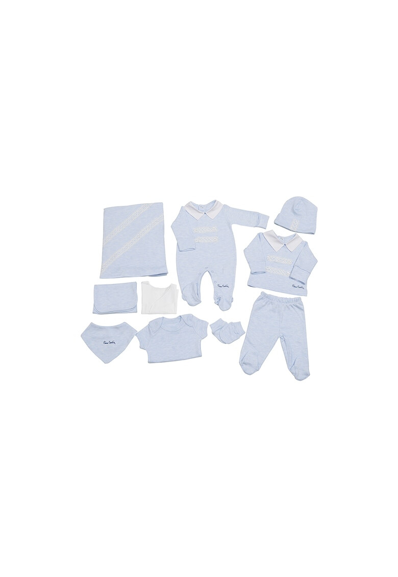 Pierre Cardin Baby Set 10 piese cu imbracaminte si paturica baieti - Pled.ro