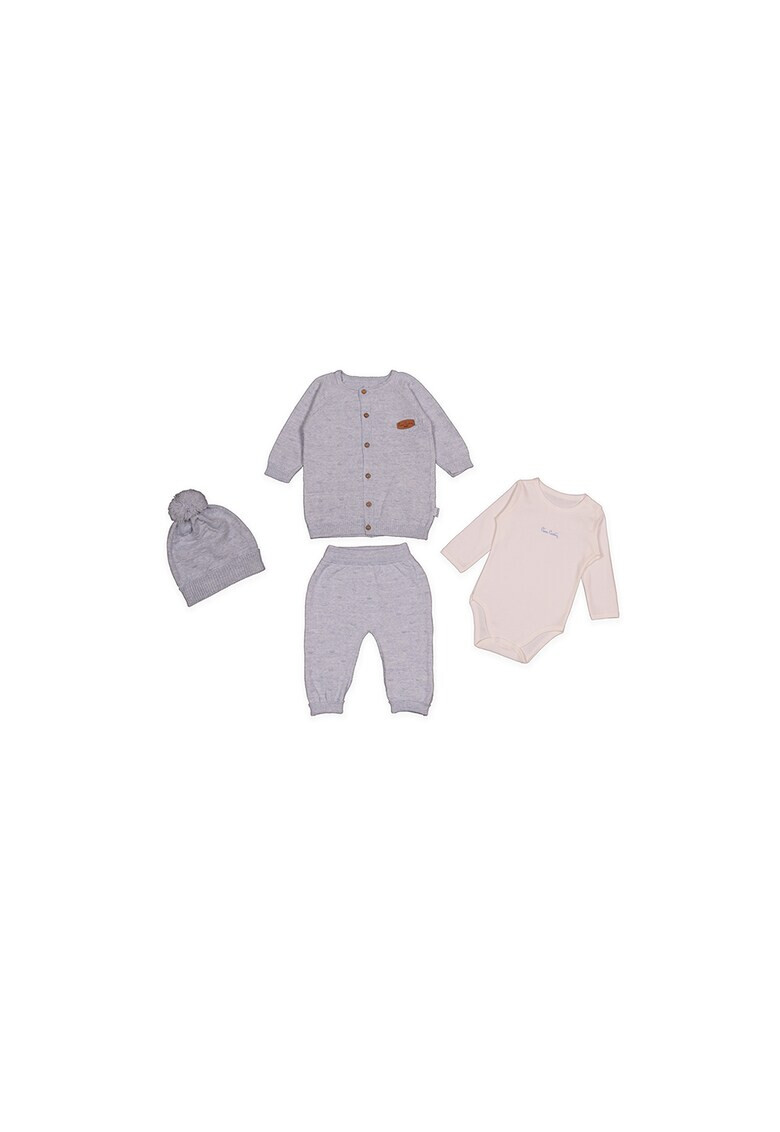 Pierre Cardin Baby Set de imbracaminte - 4 piese casual unisex imprimeu logo - Pled.ro