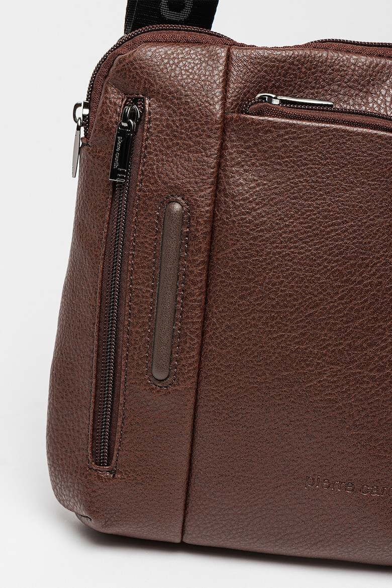 Pierre Cardin Geanta crossbody de piele cu buzunare multiple - Pled.ro