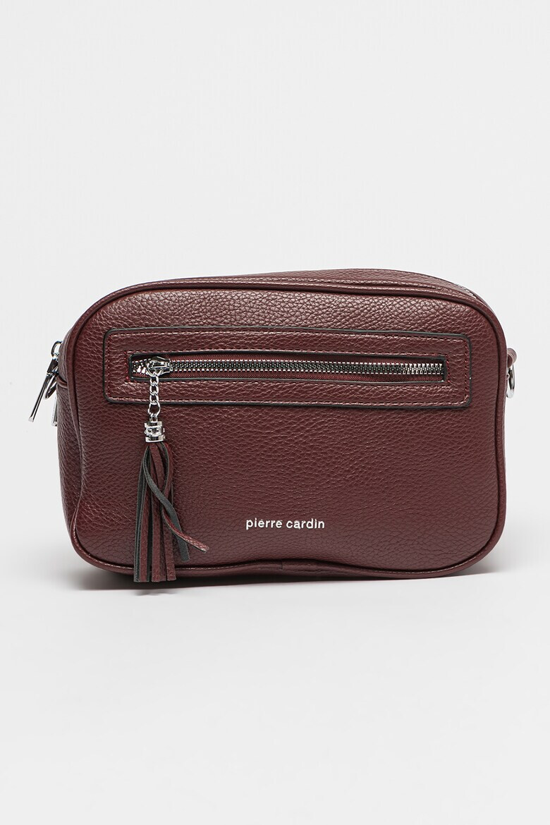 Pierre Cardin Geanta crossbody de piele ecologica cu bareta cu logo - Pled.ro