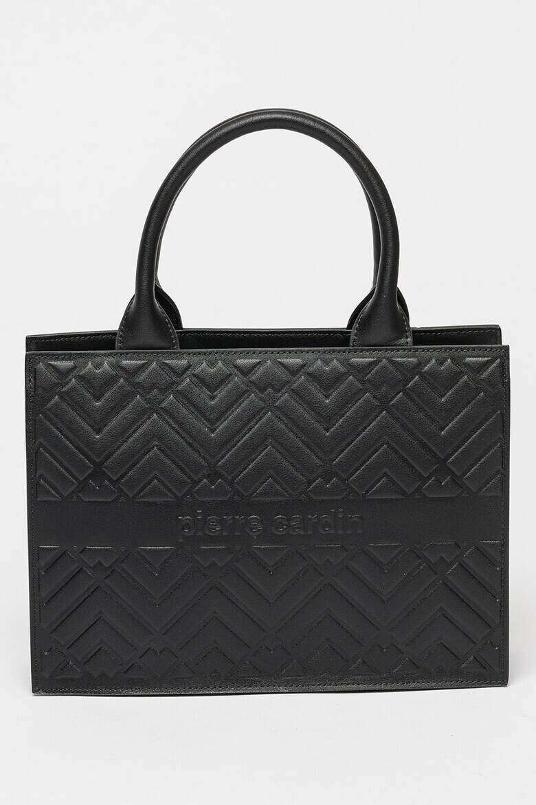 Pierre Cardin Geanta tote cu model geometric in relief - Pled.ro