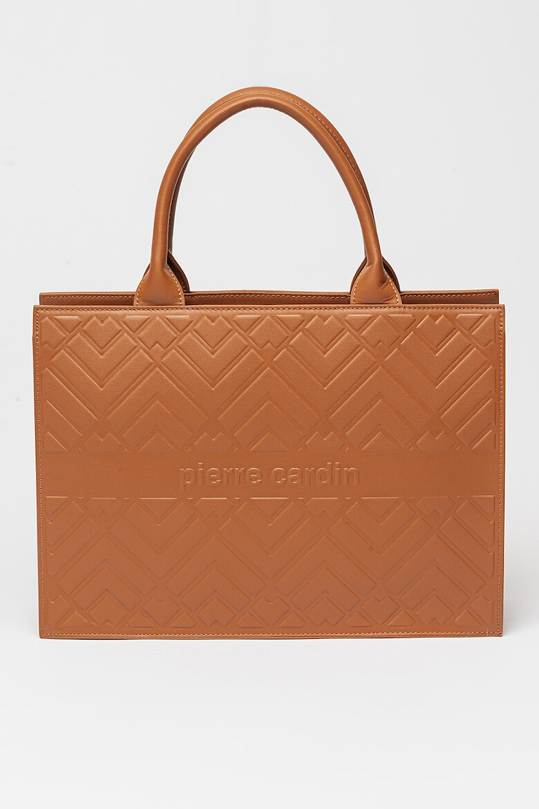 Pierre Cardin Geanta tote din piele cu logo in relief - Pled.ro