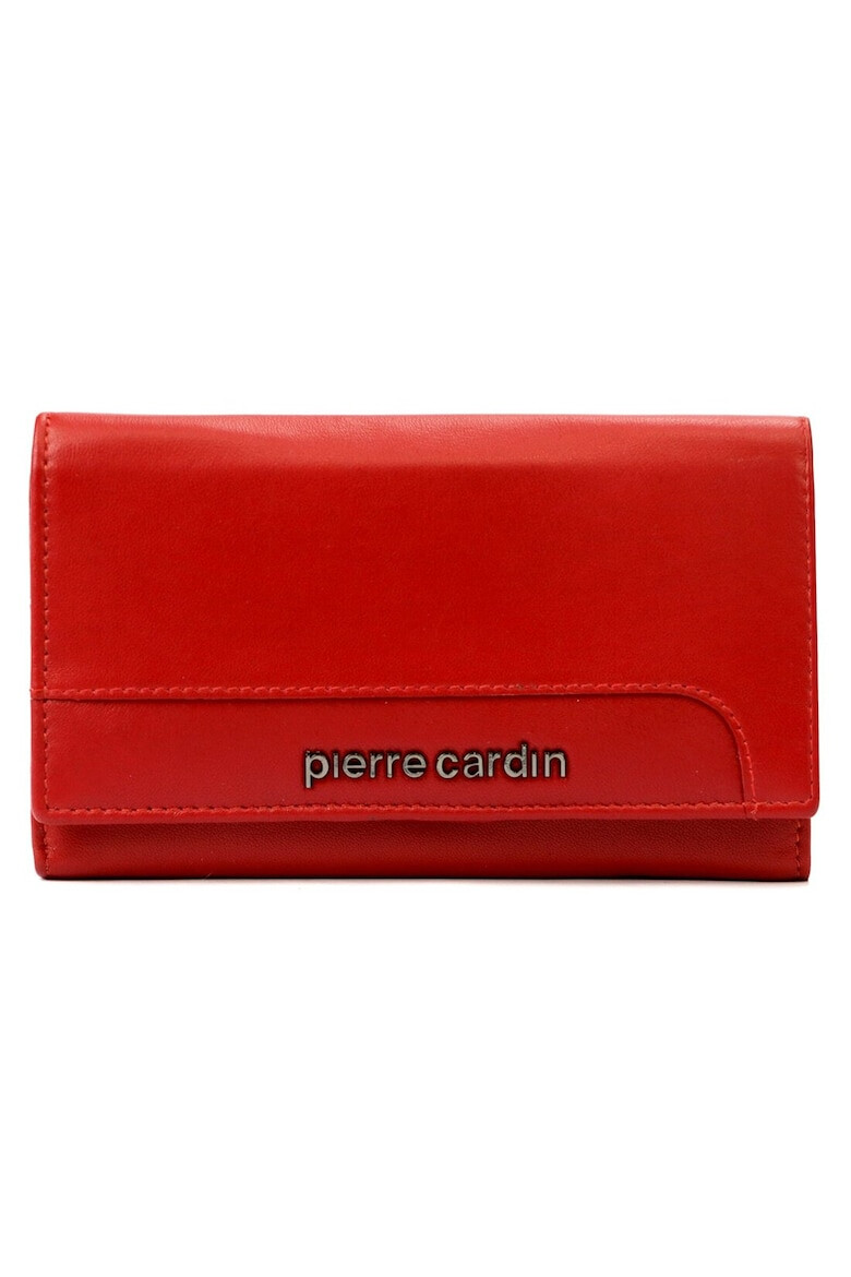 Pierre Cardin Portofel dama piele naturala organizare RFID Rosu 16 x 9.5 x 3 cm - Pled.ro