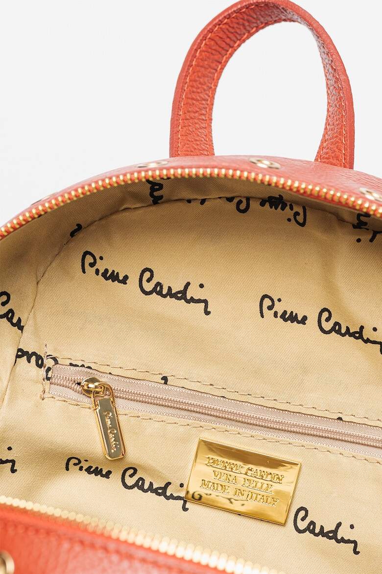 Pierre Cardin Rucsac de piele cu buzunar frontal cu fermoar - Pled.ro