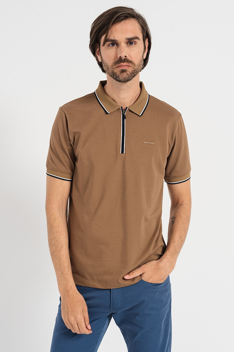 Pierre Cardin Tricou polo cu fermoar scurt - Pled.ro