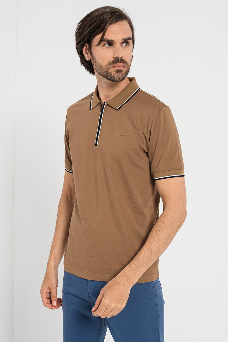 Pierre Cardin Tricou polo cu fermoar scurt - Pled.ro